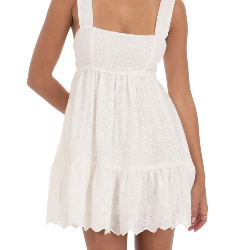 Lucy in the Sky White Mini Dress